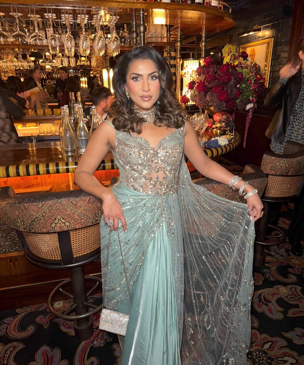ADAARA COUTURE - Celestial Draped Elegance